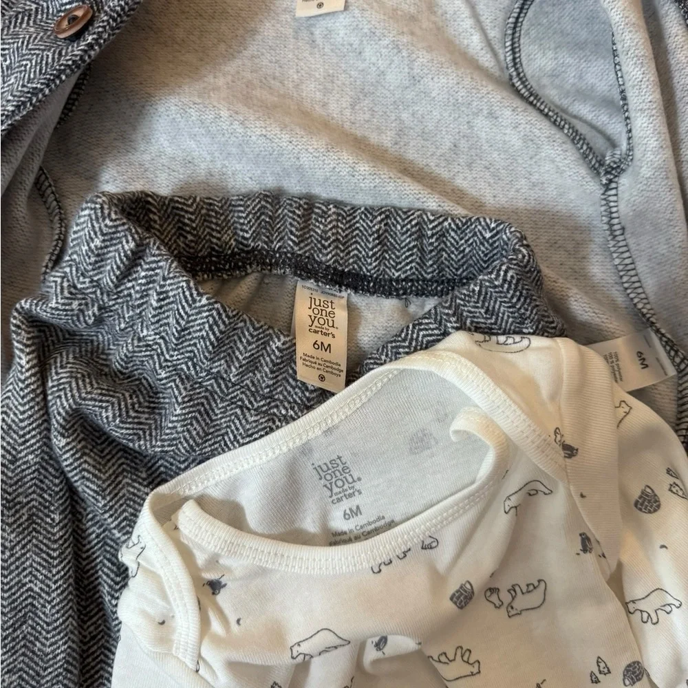 3 Piece Carters Baby Boy Outfit nwt 6M k95